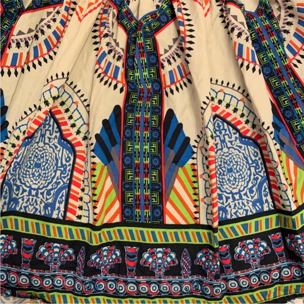 Flying Tomato Colorful Patterned Women's Skirt Tribal Flair Mini Large - Picture 2 of 7